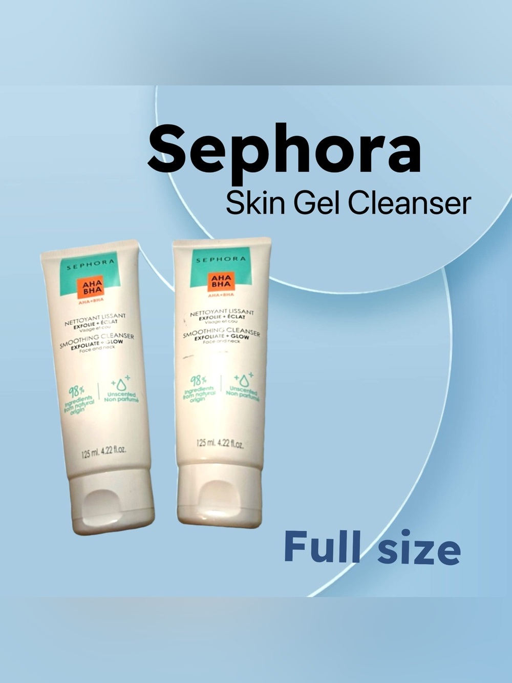 🇫🇷🆕NWOB SEPHORA |FULL| Everyday moisturize Gentle Clean Skin Gel Cleanser